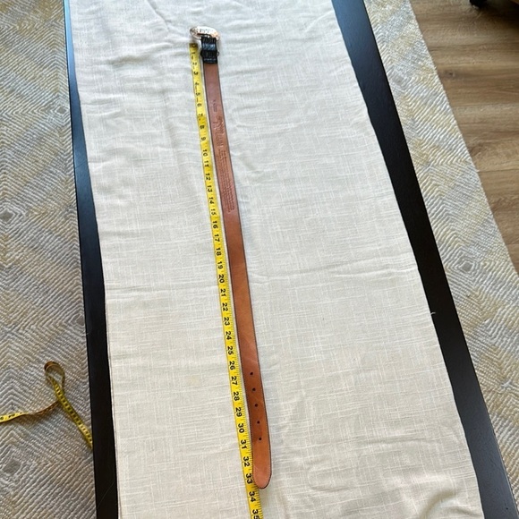 Brighton Brand Museum Collection Black Leather Belt - Picture 9 of 9